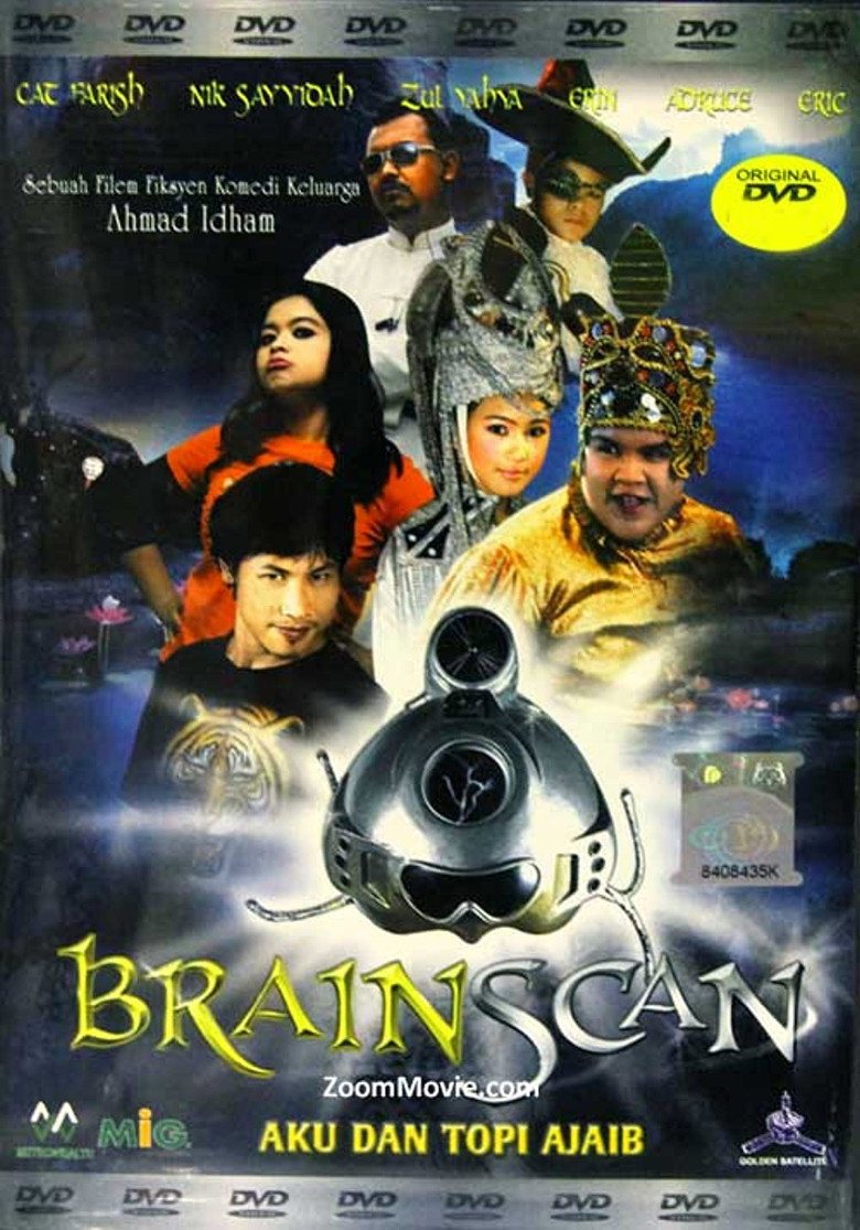 Brainscan: Aku Dan Topi Ajaib poster background