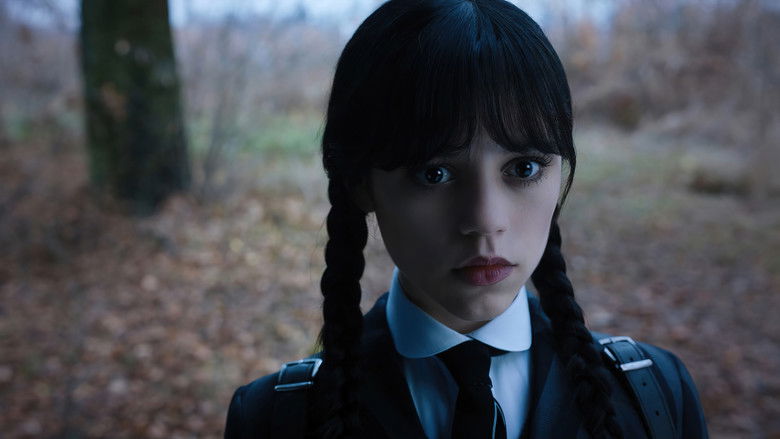 Wednesday and Enid in their dorm room