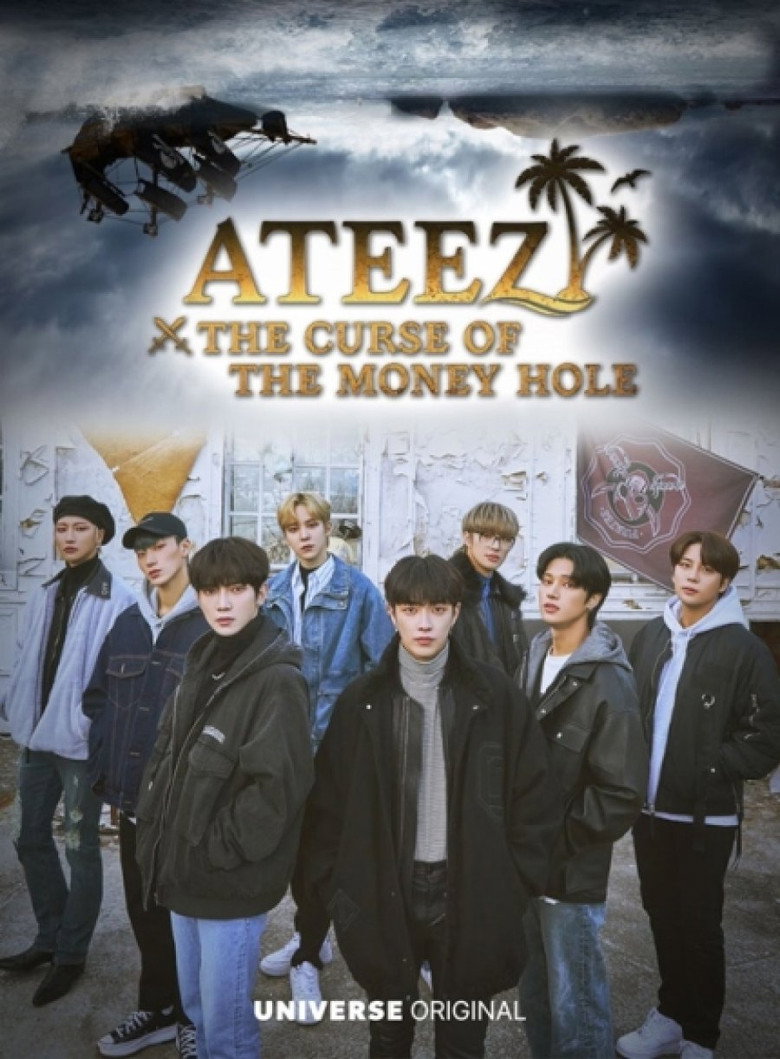 ATEEZ: The Curse of the Money Hole poster background