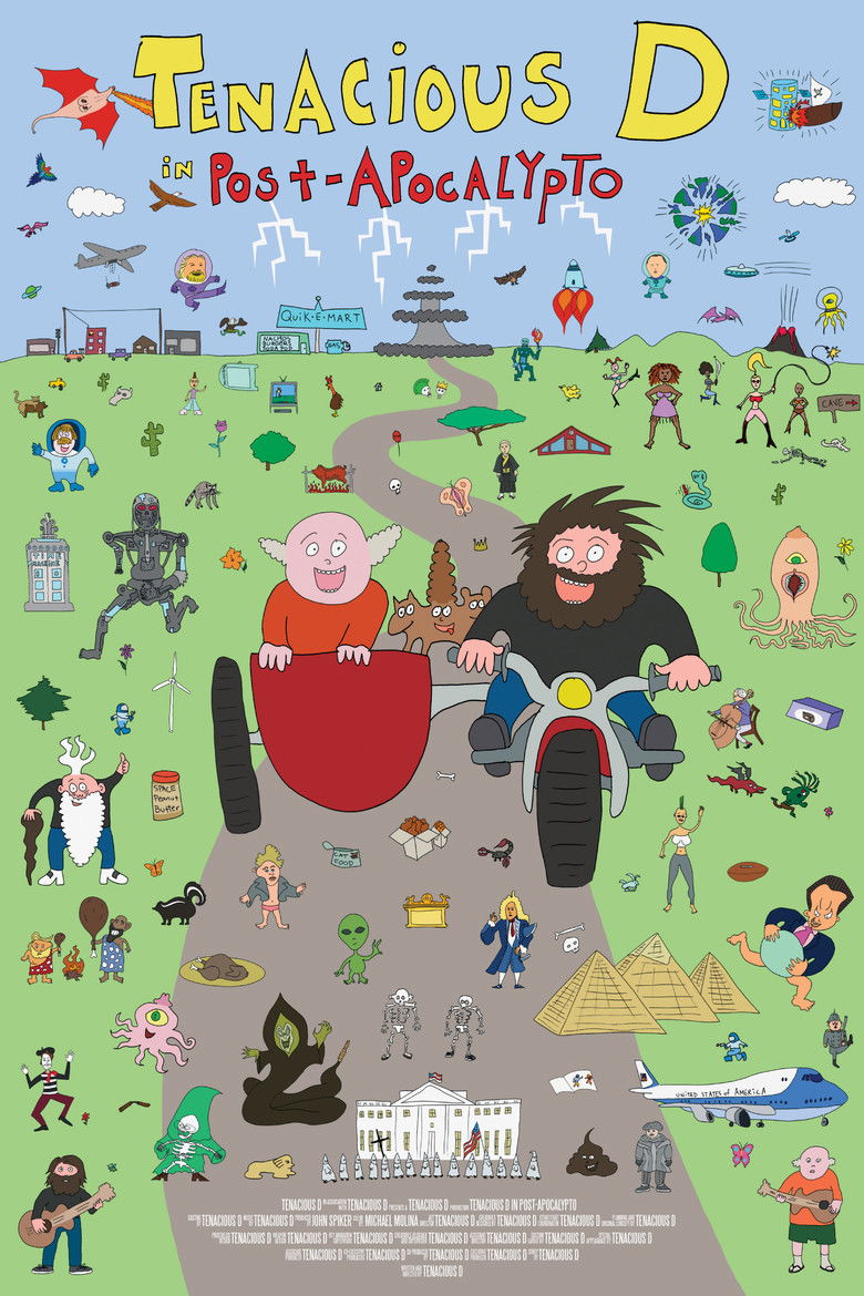 Tenacious D: Post-Apocalypto poster background