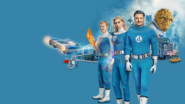 The Fantastic Four rocket preparing for launch