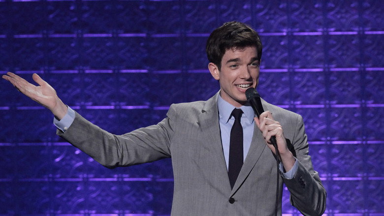 Mulaney performing his early stand-up set