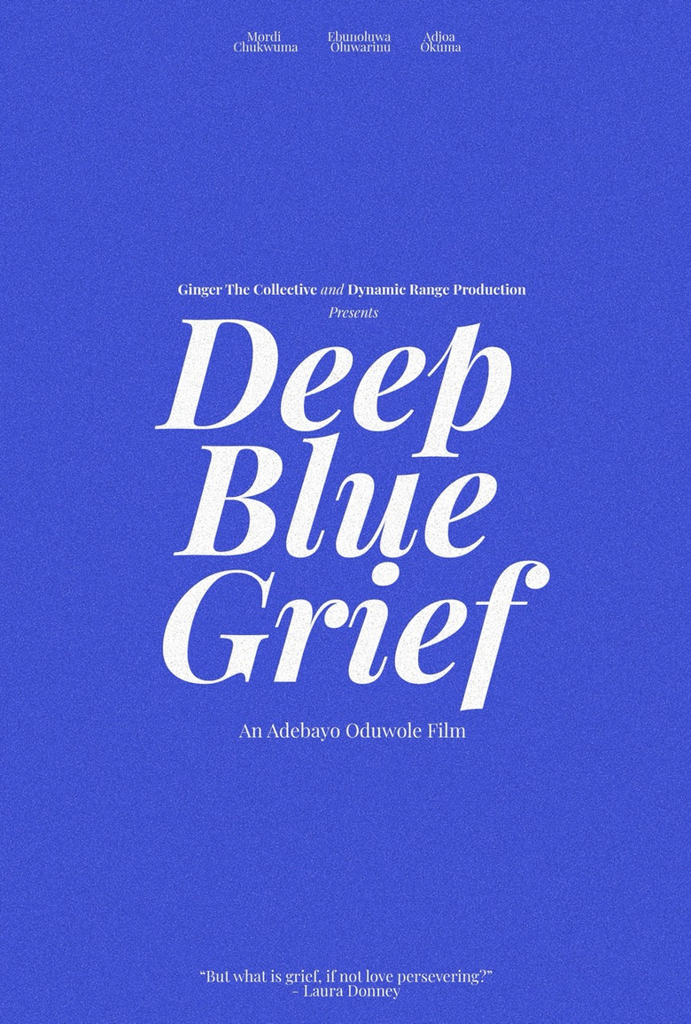 Deep Blue Grief poster background