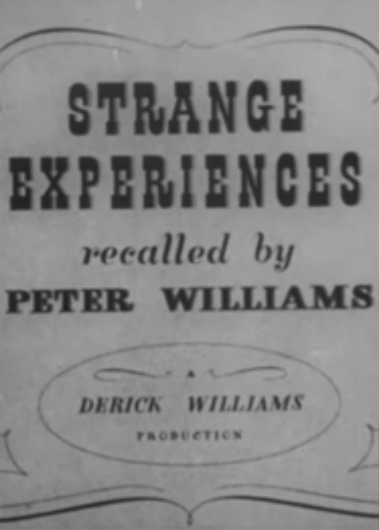 Strange Experiences poster background