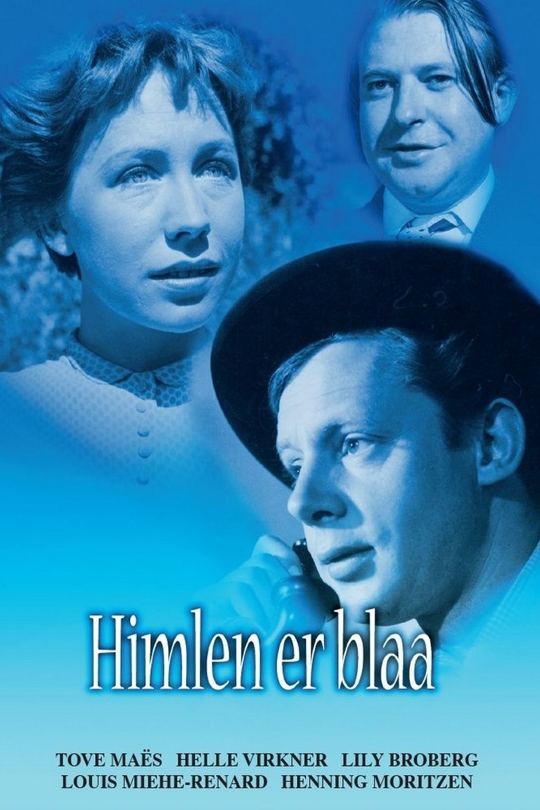 Himlen er blaa poster background