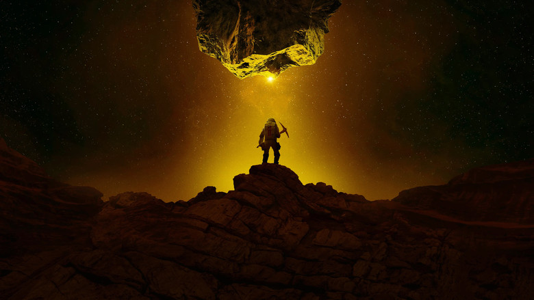 A tense moment in the NASA control room, bathed in the glow of monitors