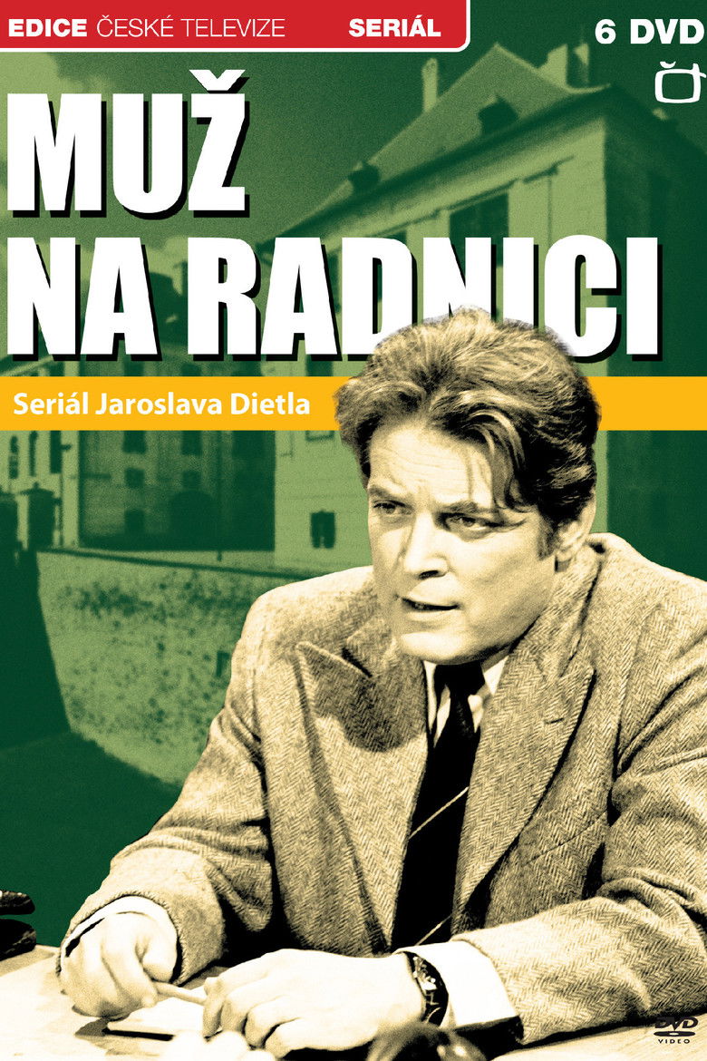 Muž na radnici poster background