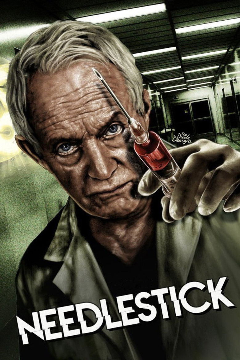 Needlestick poster background