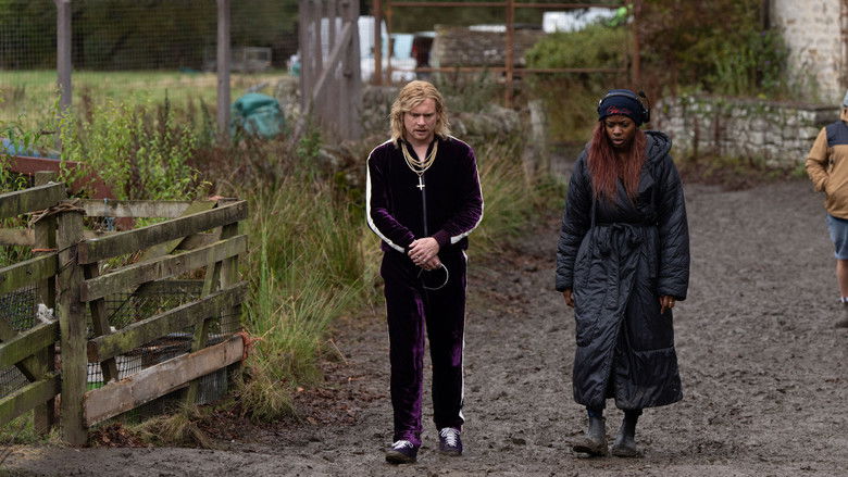 A lone figure standing against the desolate horizon