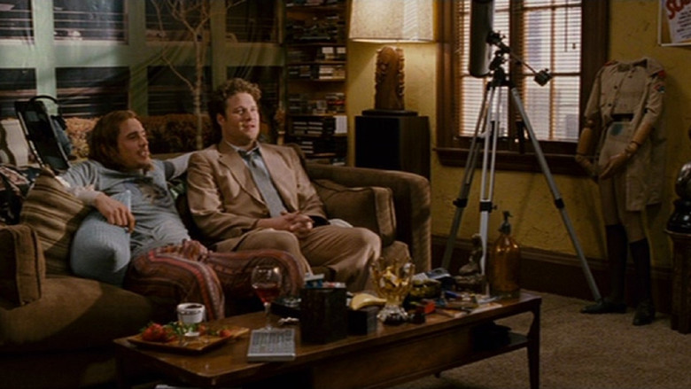 The iconic shot of Dale and Saul in the car, with the distinct aesthetic of the 2008 era's color grading and style.