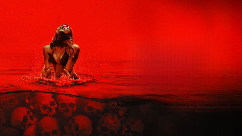 The exterior of the lake at night, dark and murky, reflecting the descent into violence and chaos.