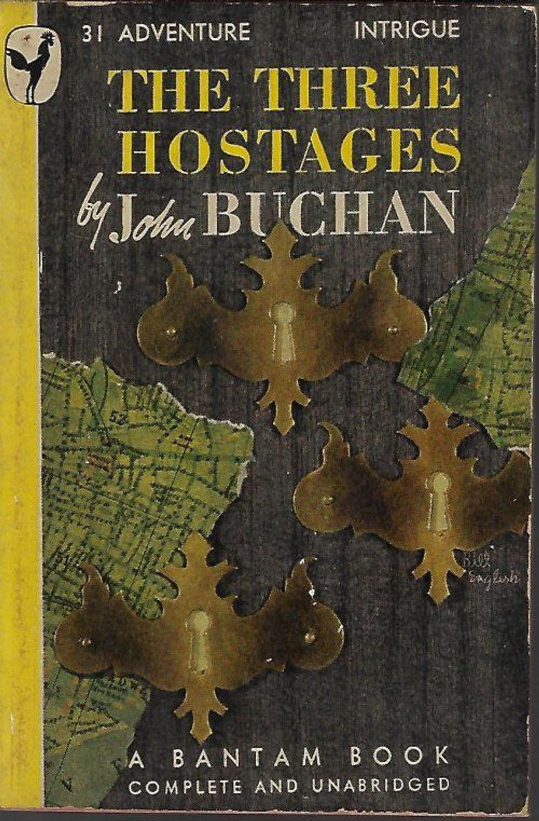 The Three Hostages poster background