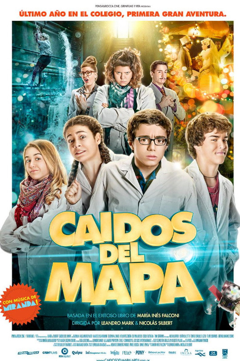 Caídos del mapa poster background