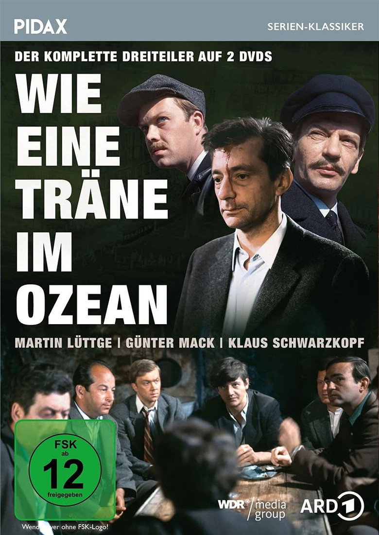 Wie eine Träne im Ozean poster background