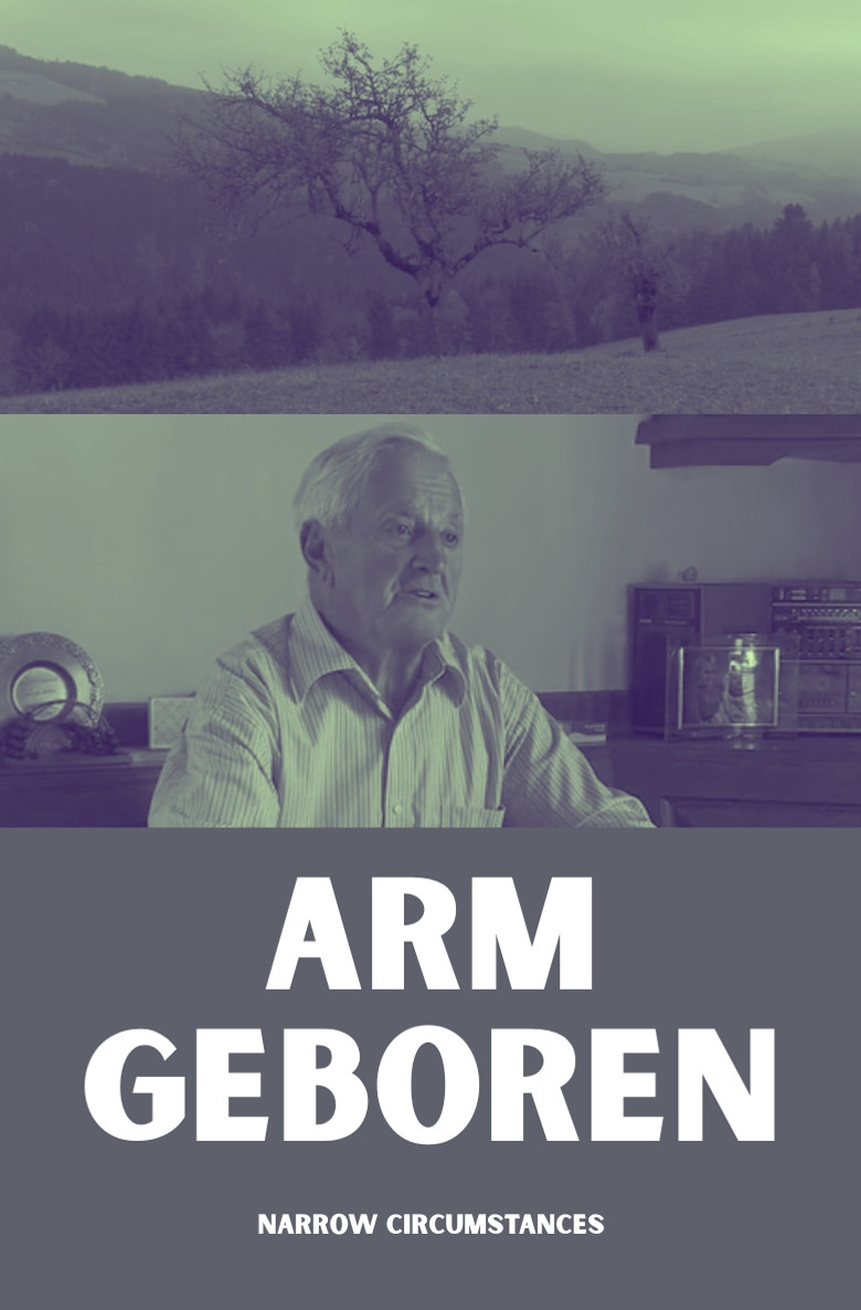 Arm geboren poster background