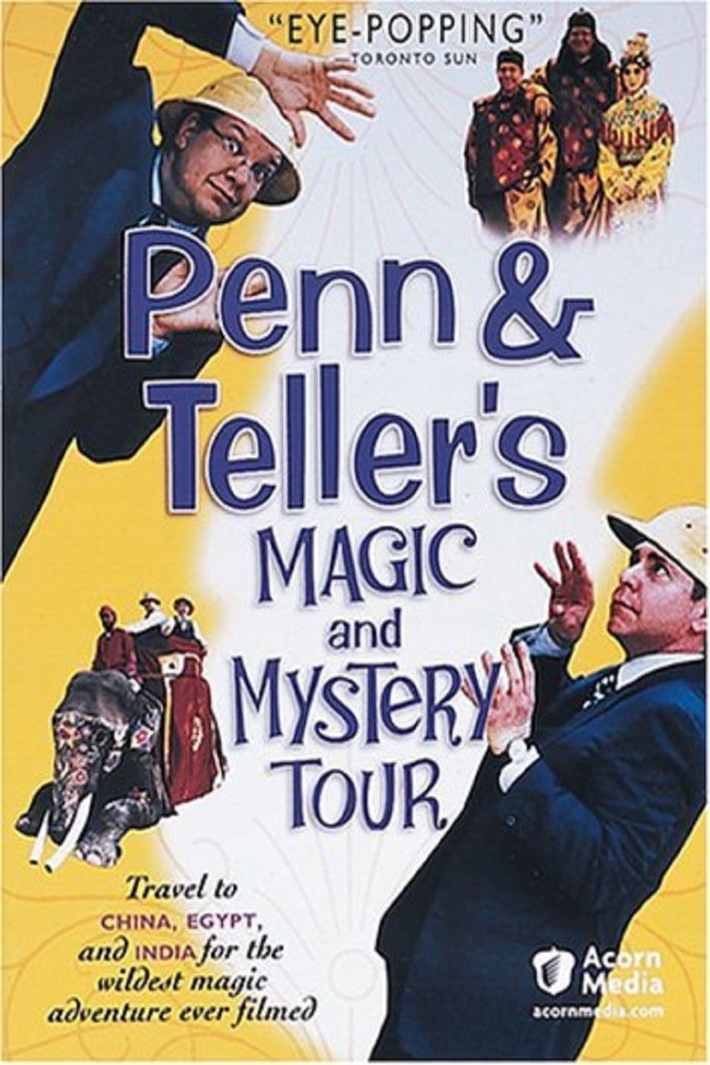 Penn & Teller's Magic & Mystery Tour poster background