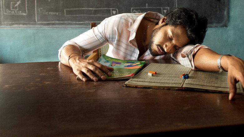 Subbu sweating in front of a skeptical village classroom