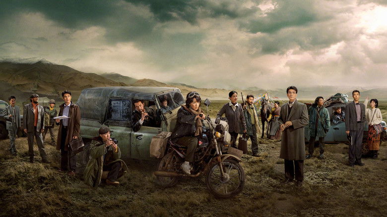 A patrol vehicle navigating the desolate expanses of the Qinghai-Tibet plateau