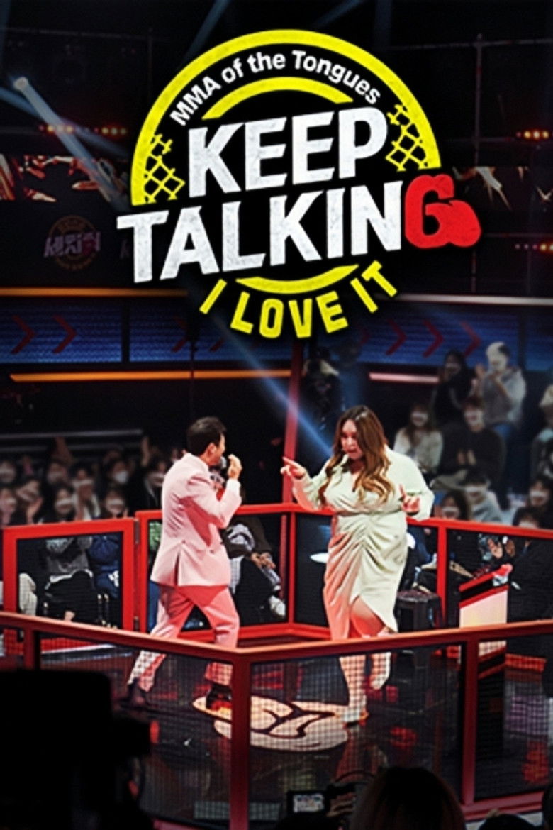 Keep Talking I Love It poster background