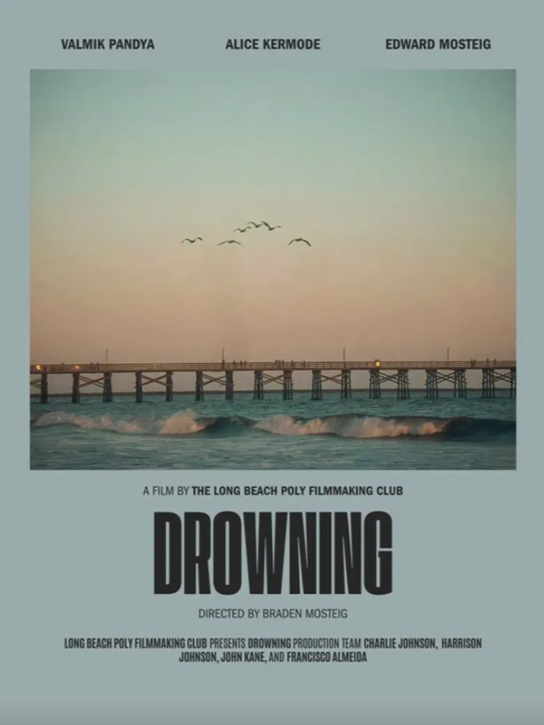 Drowning poster background