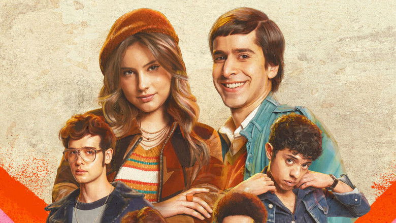 Eva standing, looking thoughtful in the school hallway.