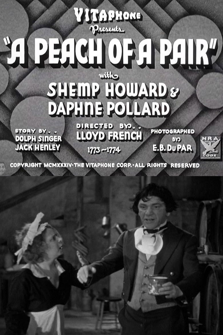 A Peach of a Pair poster background