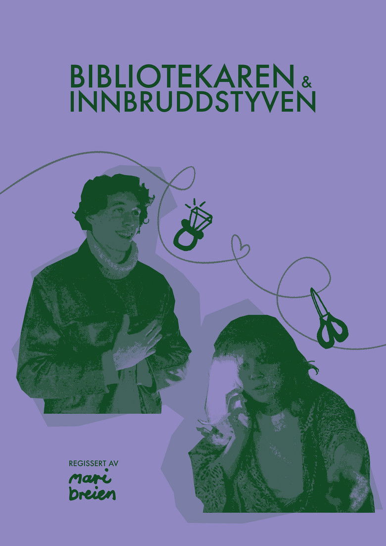 The Librarian & the Burglar poster background