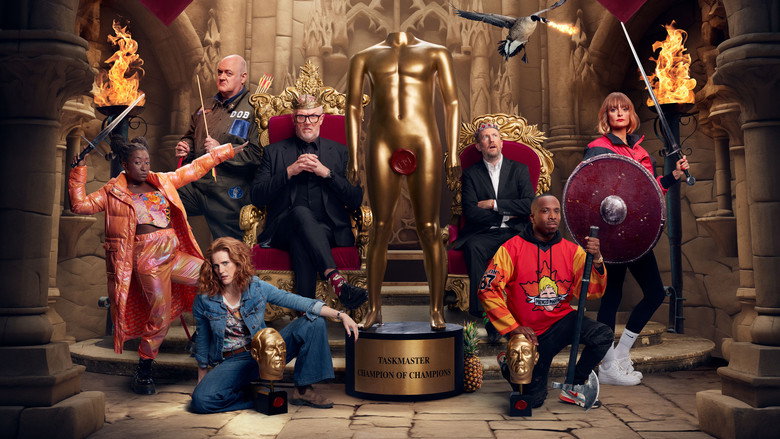 A wide shot of the mundane Taskmaster house exterior