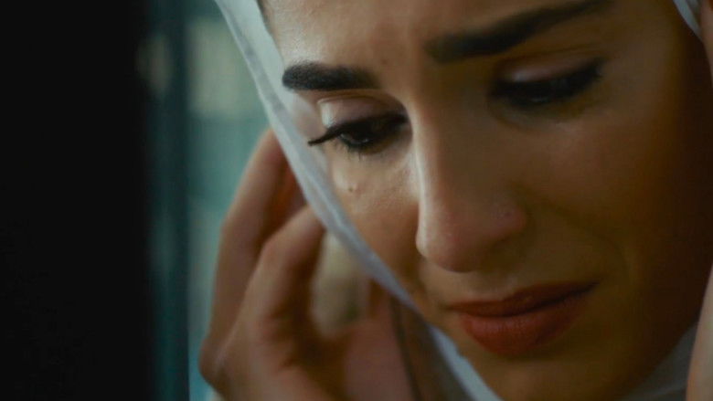 The tense atmosphere inside the Red Crescent office