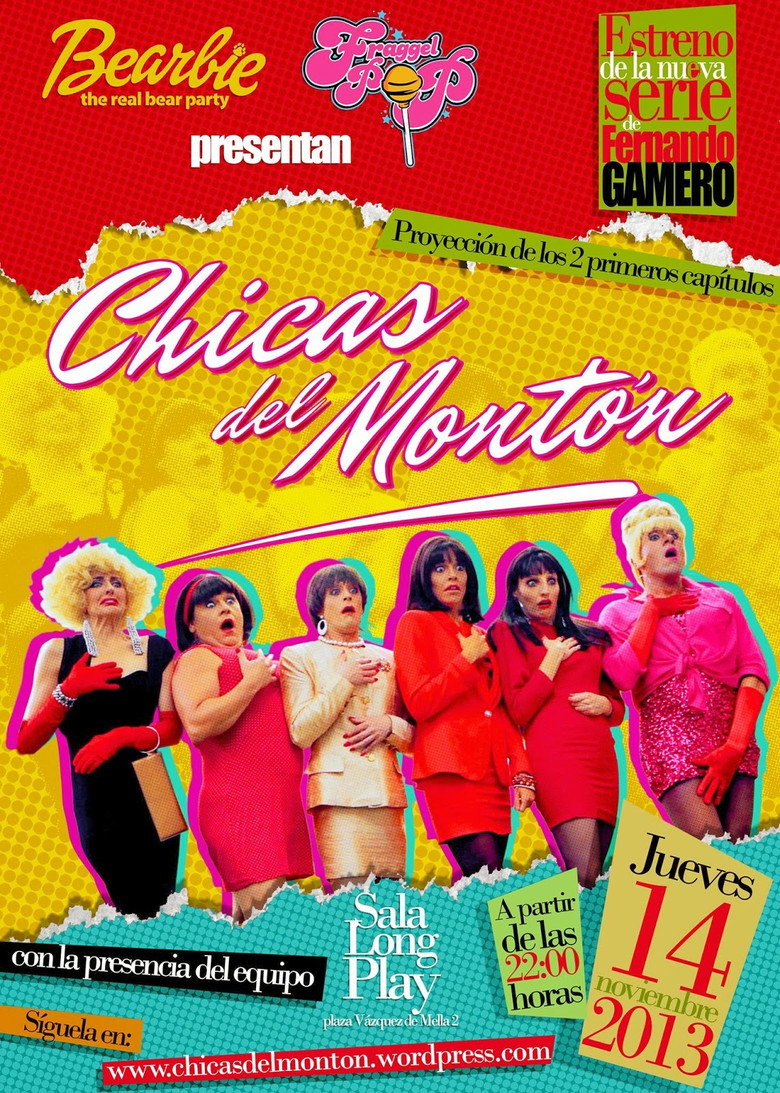 Chicas del montón poster background