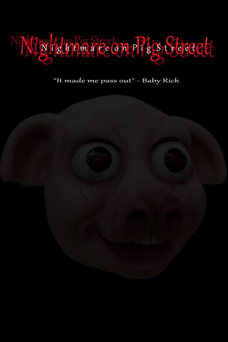 Nightmare on Pig Street poster background