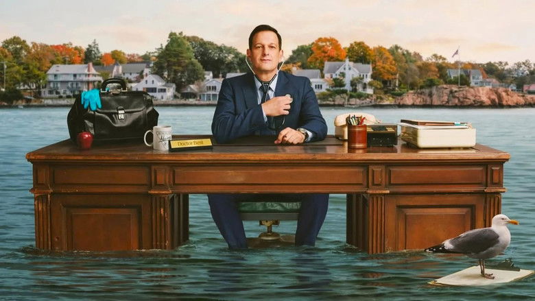 Martin struggling to maintain his composure during a medical emergency