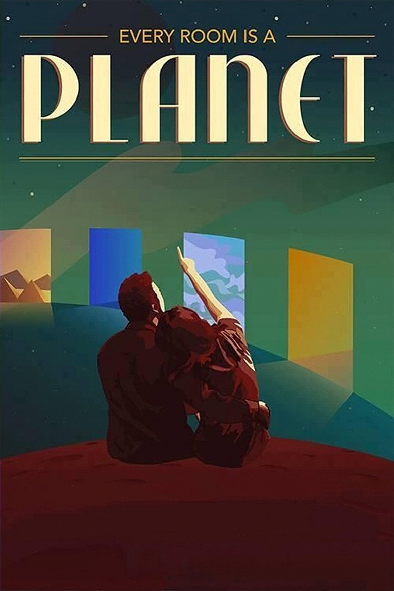 Every Room Is A Planet poster background