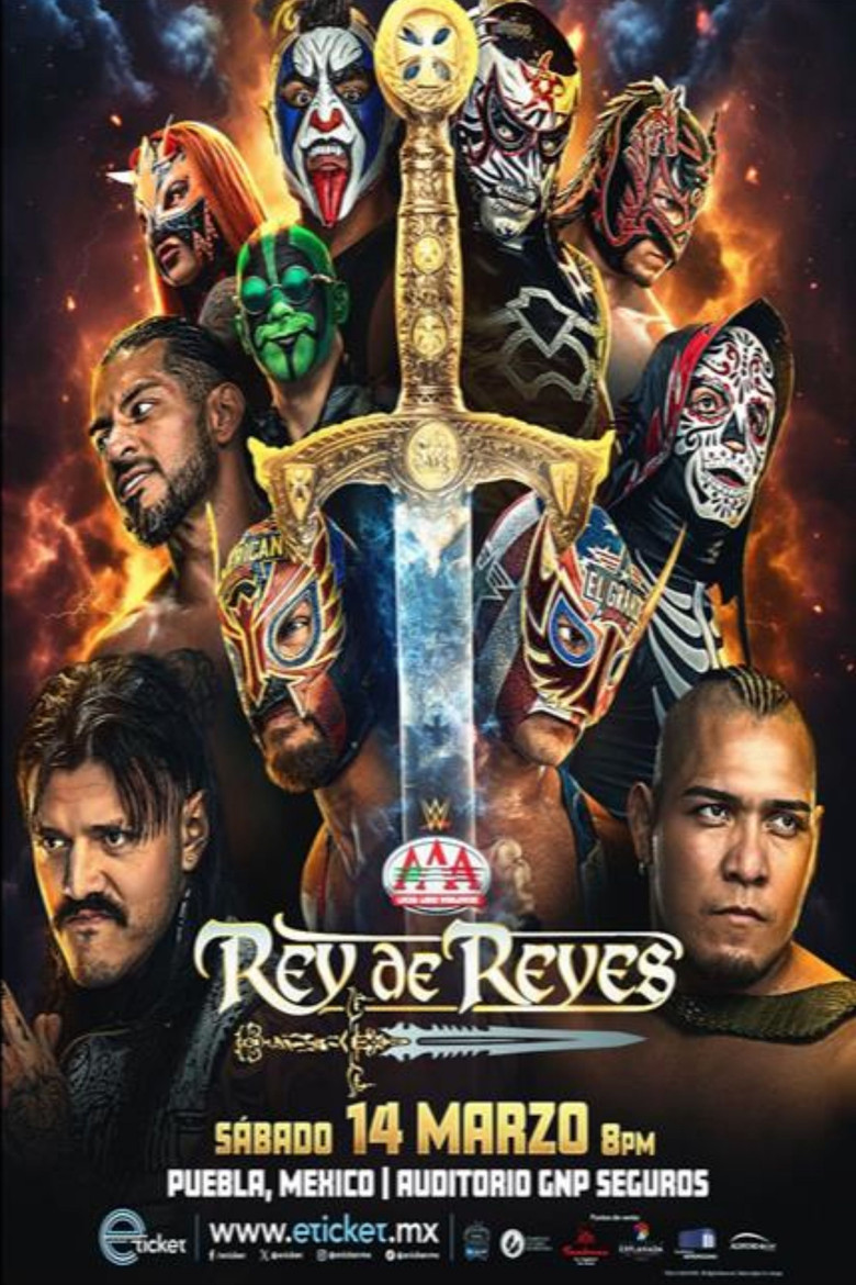 AAA Rey De Reyes 2026 poster background