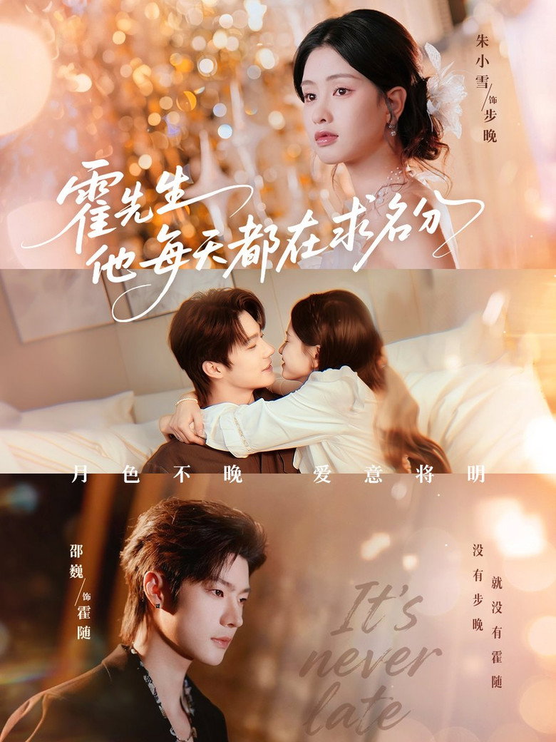 霍先生他每天都在求名分 poster background