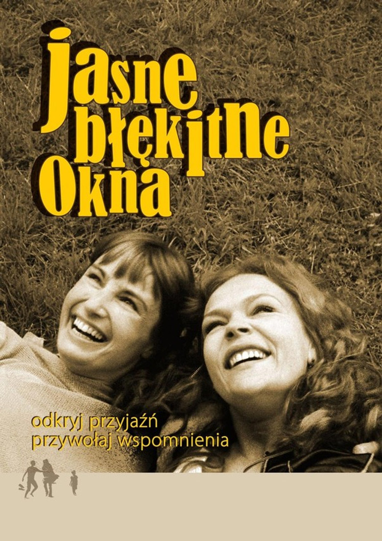 Jasne błękitne okna poster background