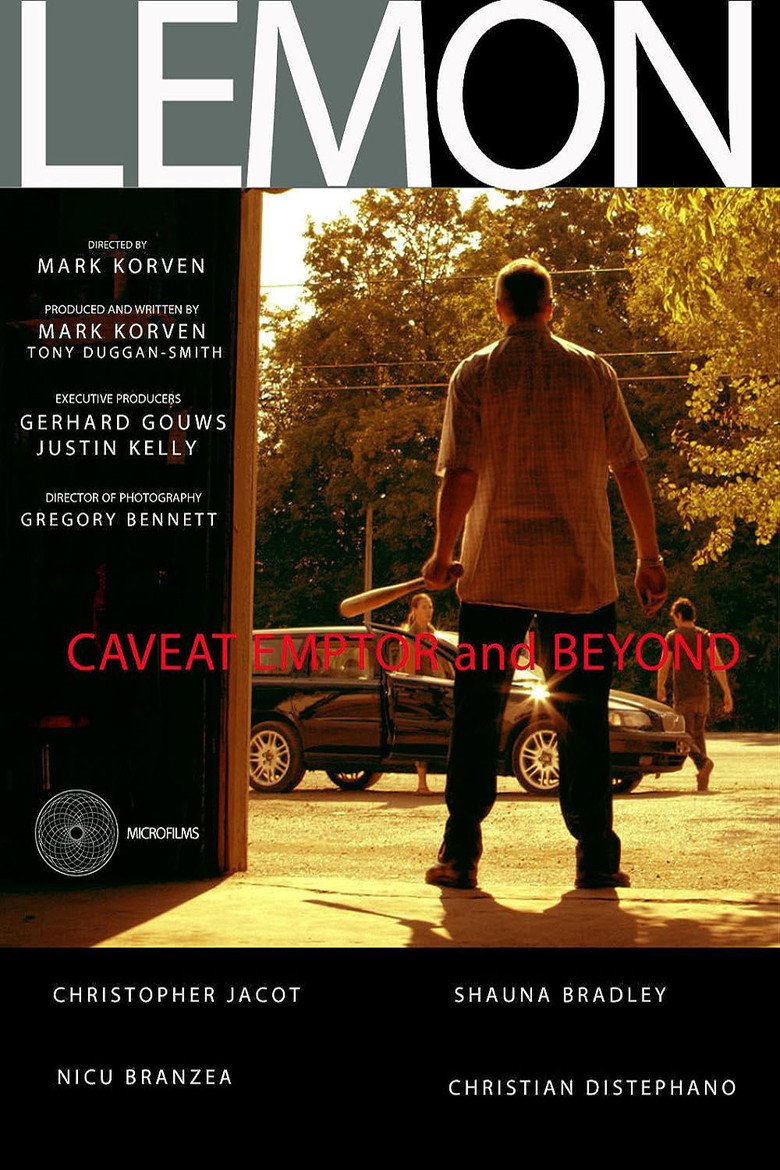 Lemon poster background