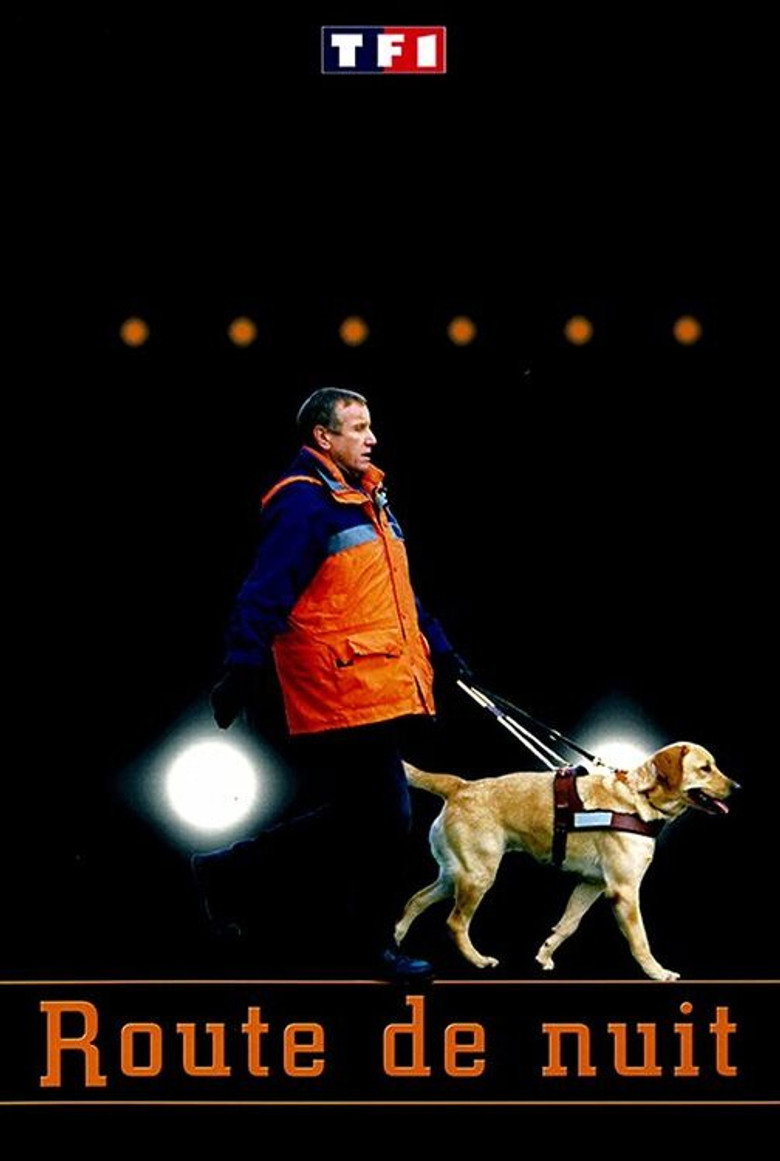Route de nuit poster background