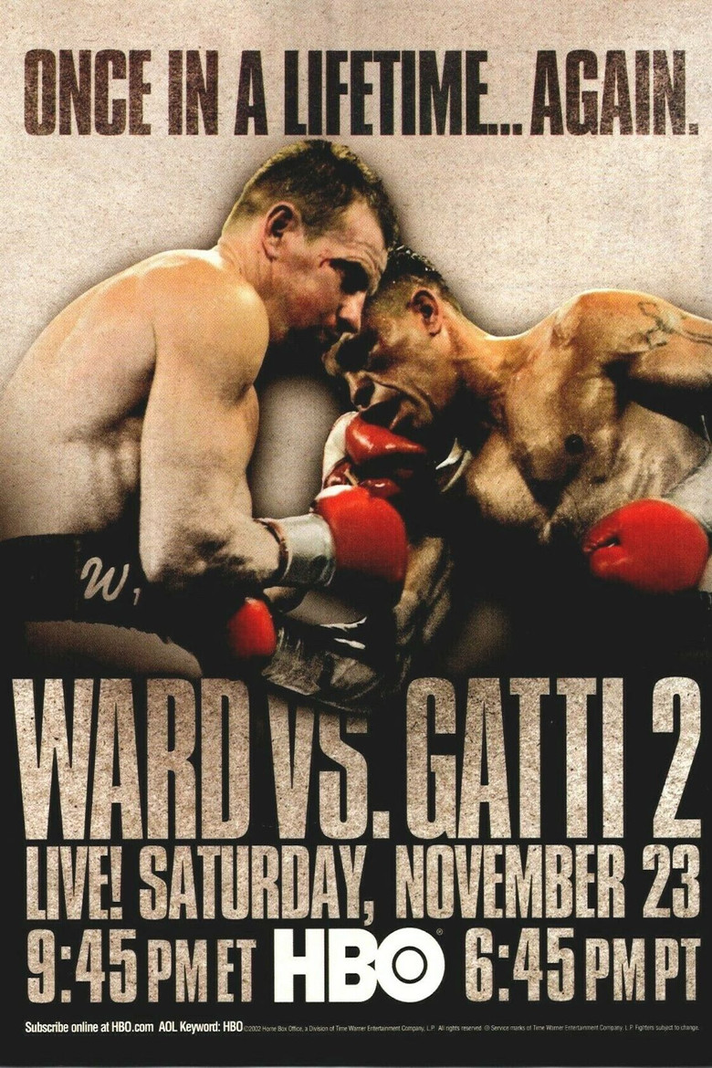 Arturo Gatti vs. Micky Ward II poster background