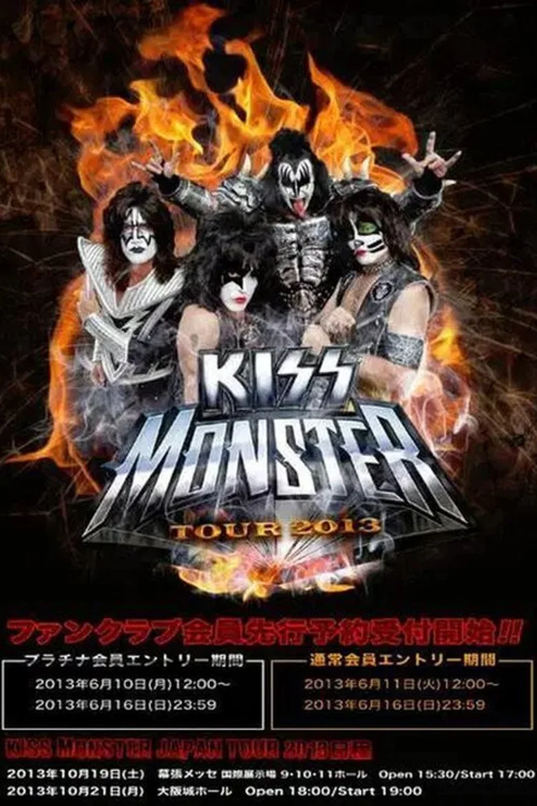 Kiss: Japan Monster poster background