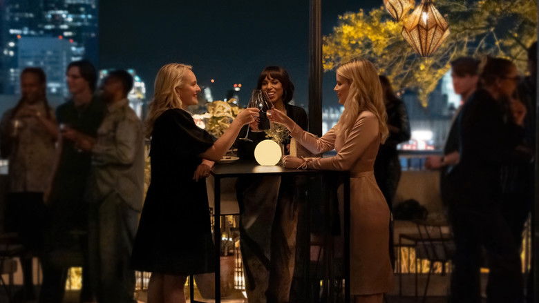 The characters walking away from each other on a foggy beach