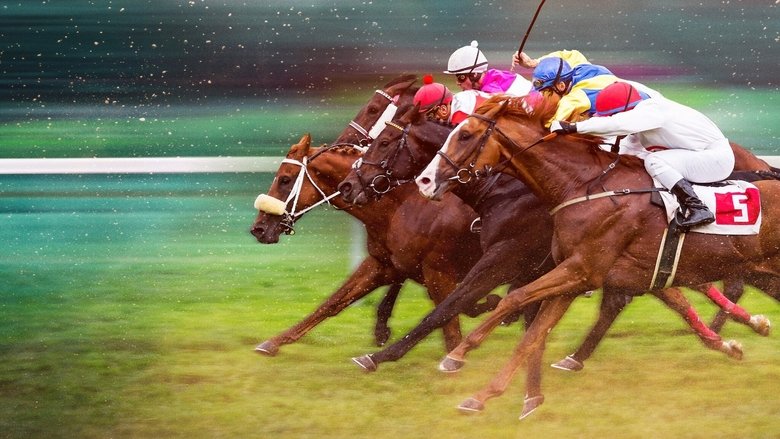 A jockey in mid-race, his face a mask of concentration, the horse’s muscles rippling under the strain of speed.