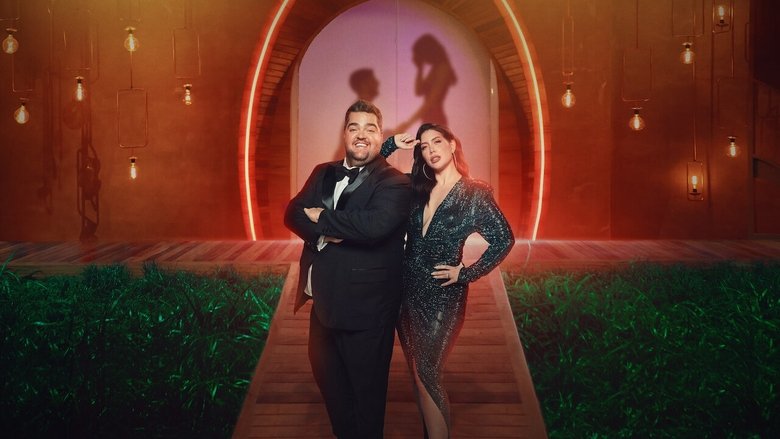 A dimly lit pod interior, where two contestants sit separated by a thin wall, their silhouettes barely visible through the frosted glass