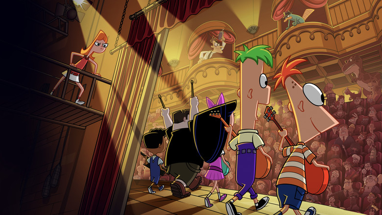 Dr. Doofenshmirtz in his lab, preparing another elaborate scheme with his usual flair for the dramatic.