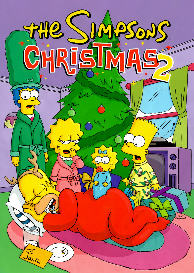The Simpsons: Christmas 2 poster background