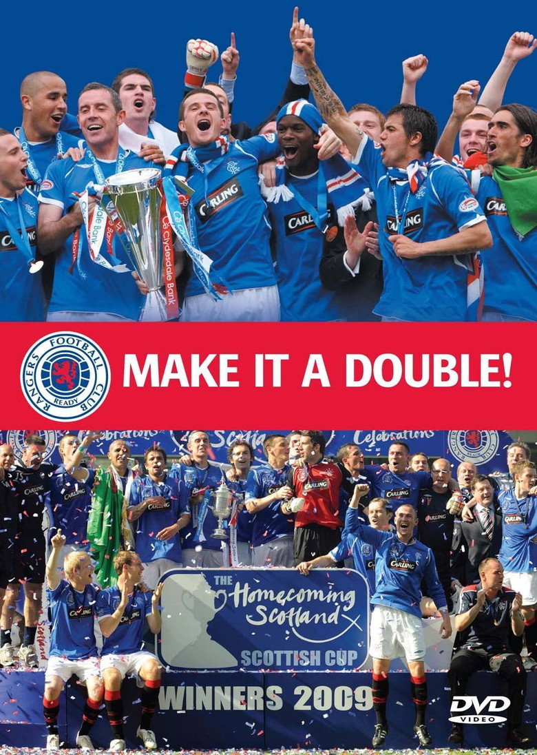 Rangers Season Review 2008/09: Make It A Double poster background