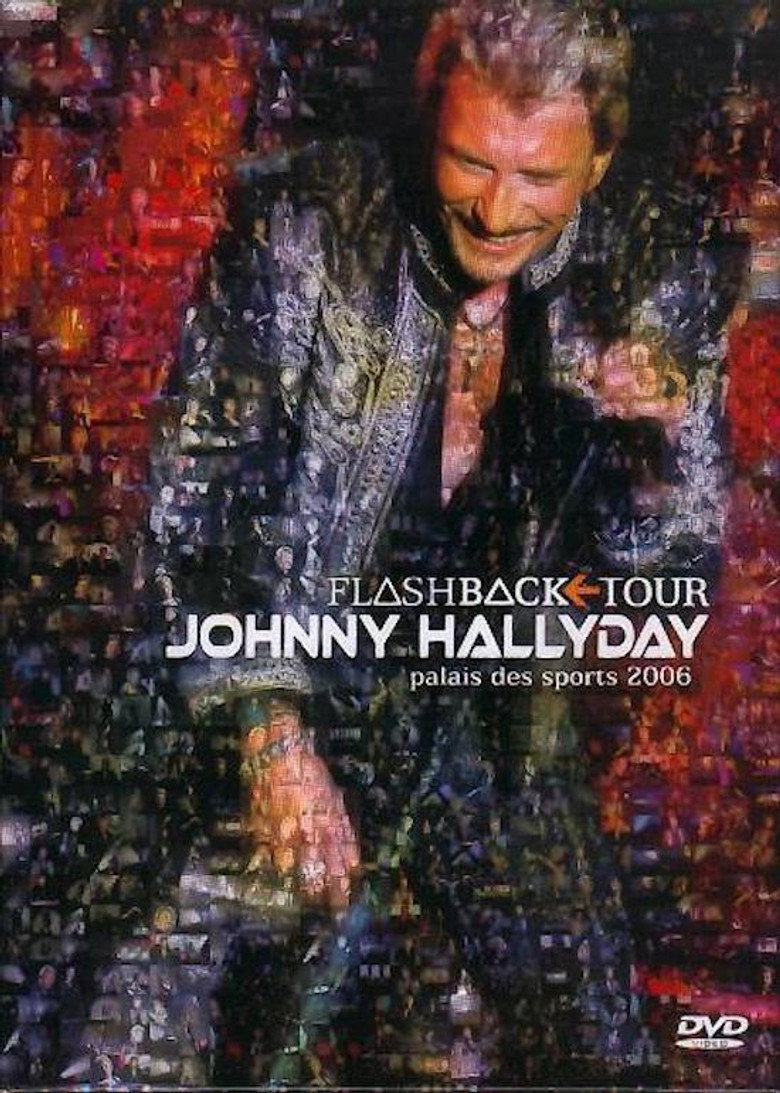 Johnny Hallyday - Flashback Tour 2006 poster background
