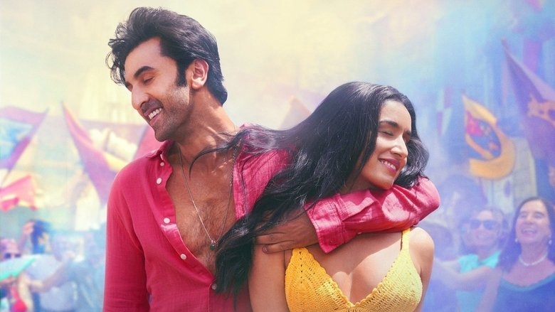 A moment of playful tension between Ranbir Kapoor and Shraddha Kapoor, their expressions caught between mischief and something more vulnerable.