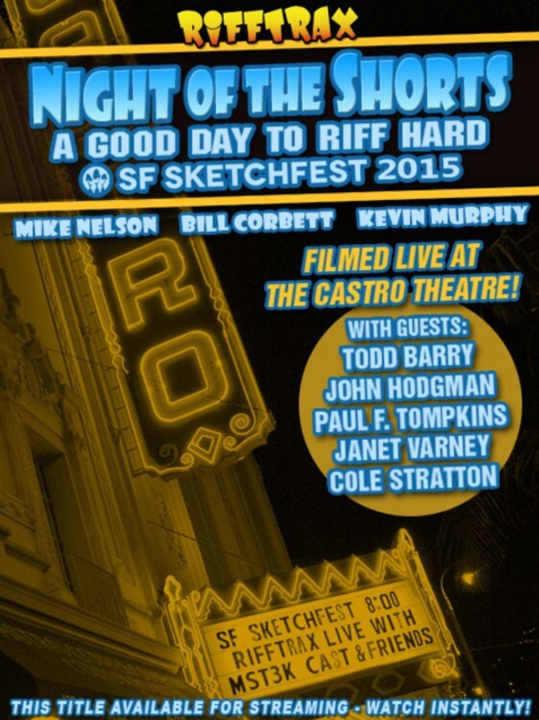 Rifftrax Live: Night of the Shorts - SF Sketchfest 2015 poster background