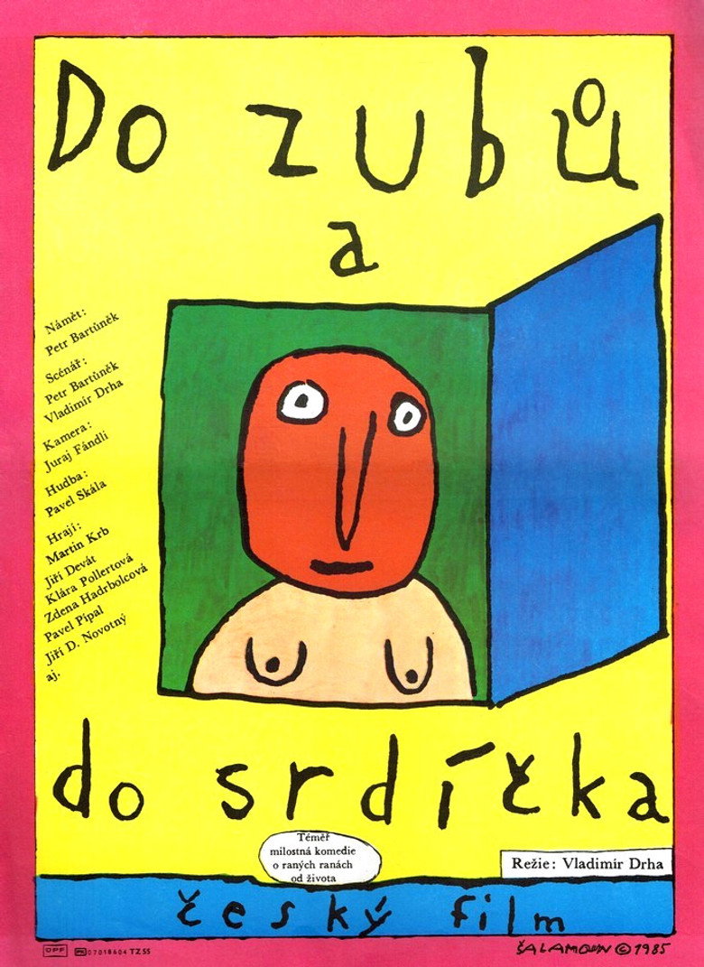 Do zubů a do srdíčka poster background